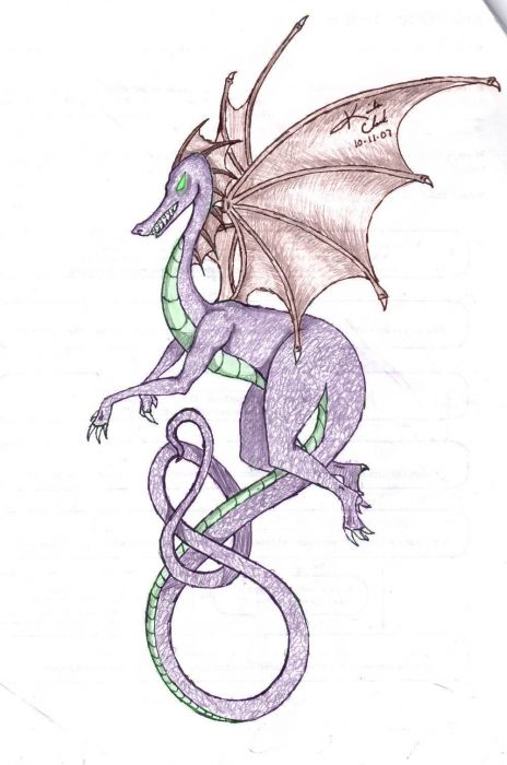 Dragon Colored 1