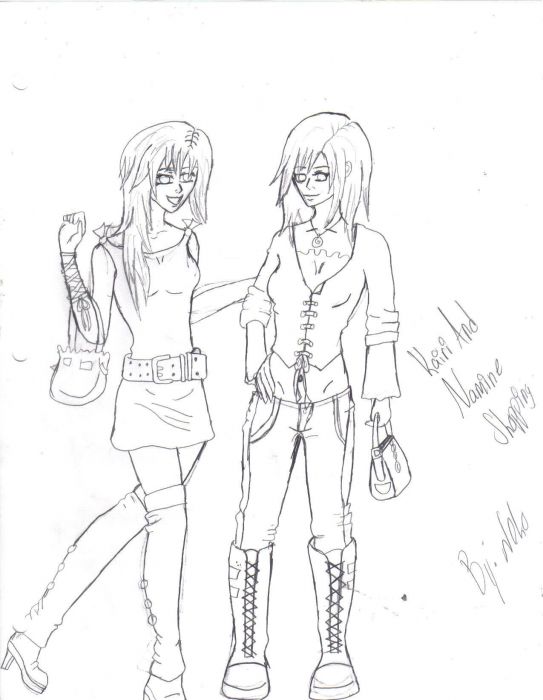 Kairi And Namine Shopping