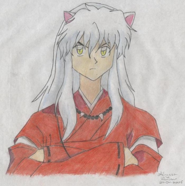 Inuyasha With Wet Hair