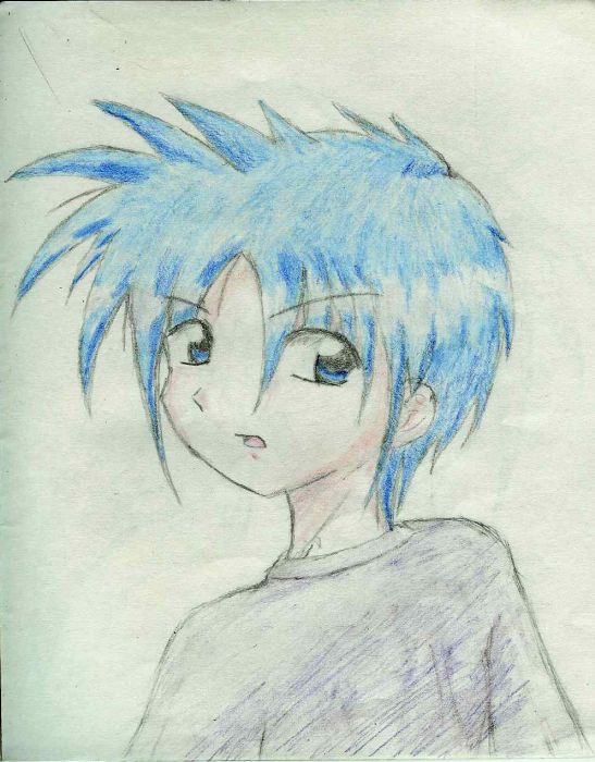 Blue-haired Boy