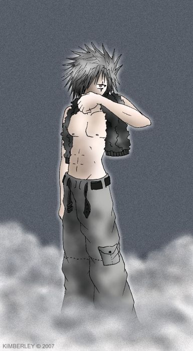 Kakashi... Shirtless!