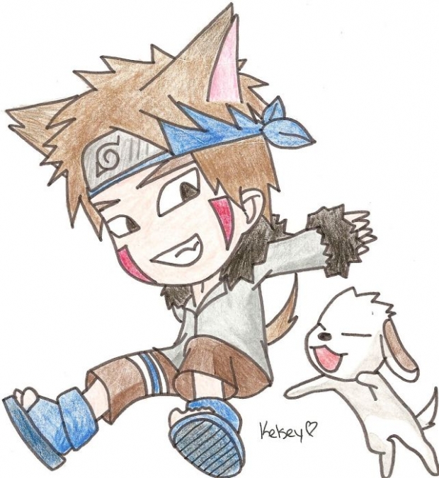 Kiba And Akamaru