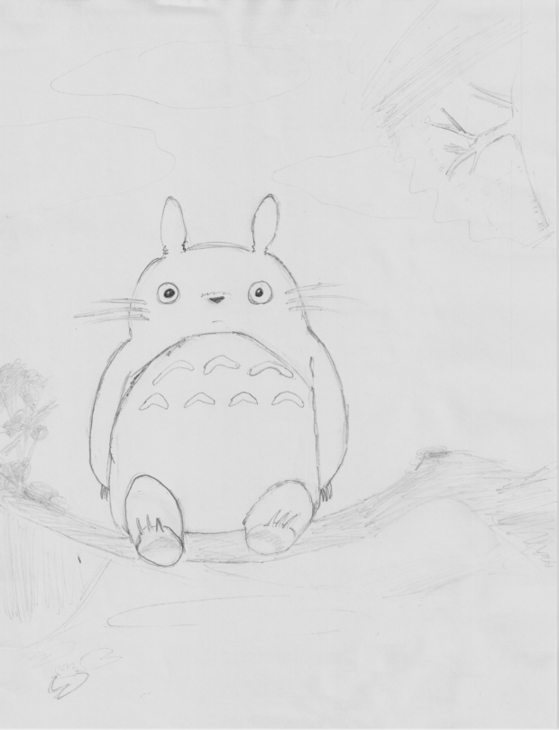 Totoro on tree