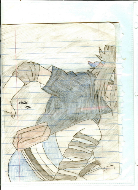 First Sasuke Drawing I Think ...??