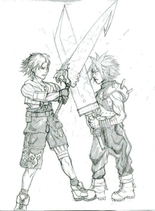 Tidus And Cloud