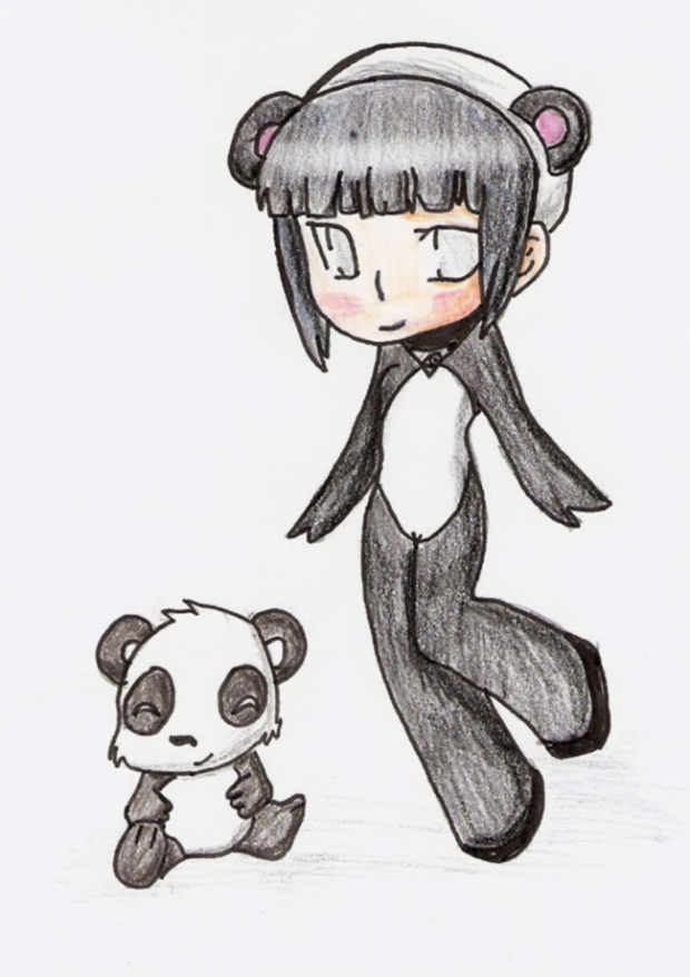 Halloween Contest-hinata As A Panda