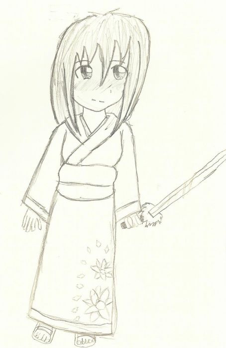 Girl With Fluffy Sword