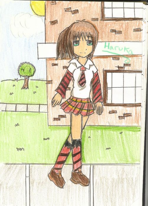 Haruka With Background!