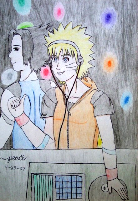 Raving Ninjas, Naruto And Sasuke