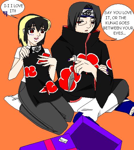 Itachi Giving Gifts