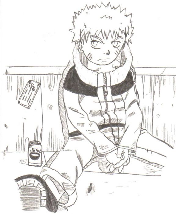 Naruto Sitting