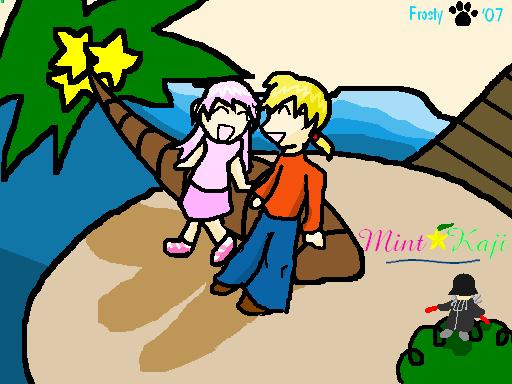 Mint And Kaji ~ Destiny Islands