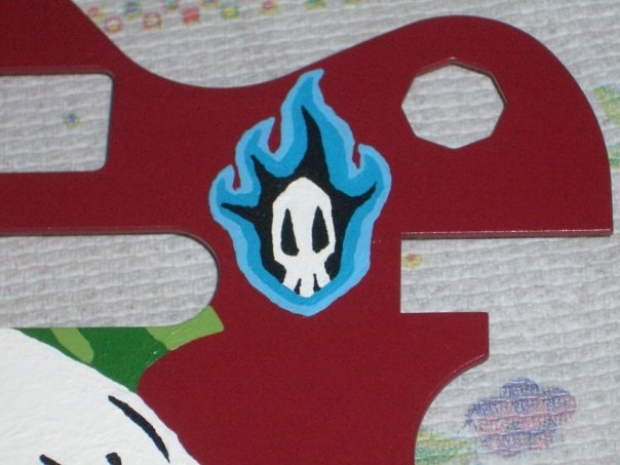 bleach skull and flame