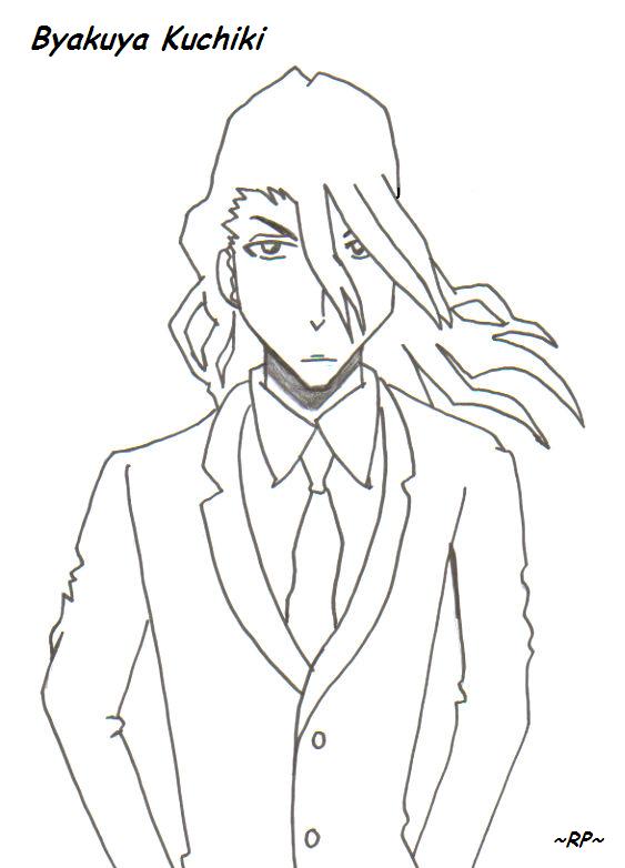 Byakuya Kuchiki line art