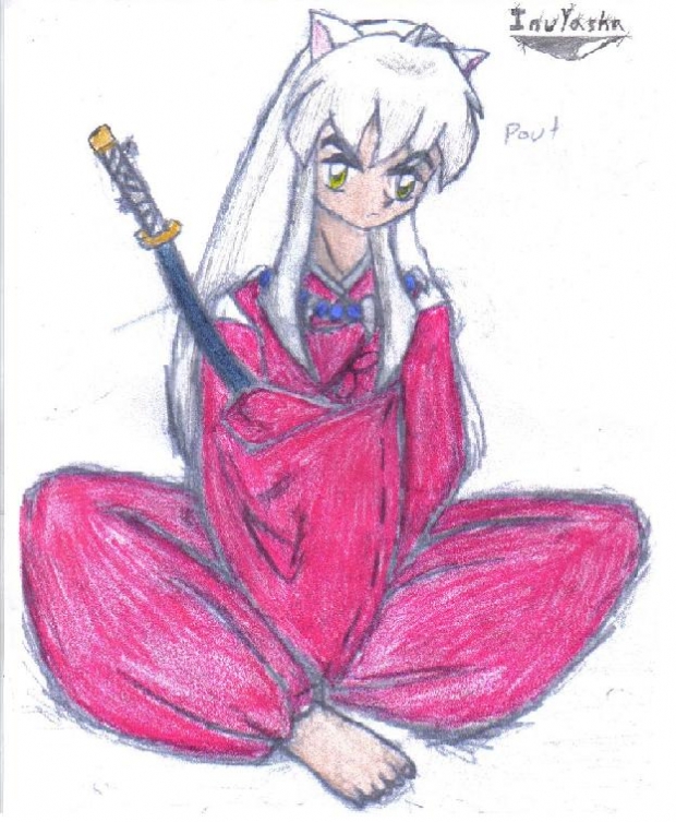 Inuyasha...Pouting!