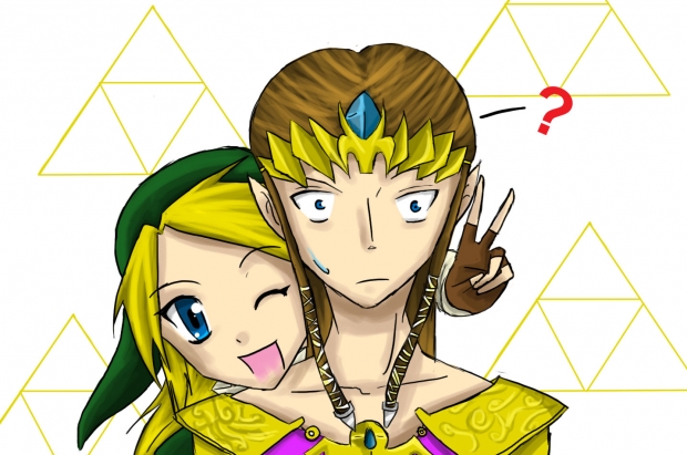 Linkette and Zeldon...w-wait, that's not right!!