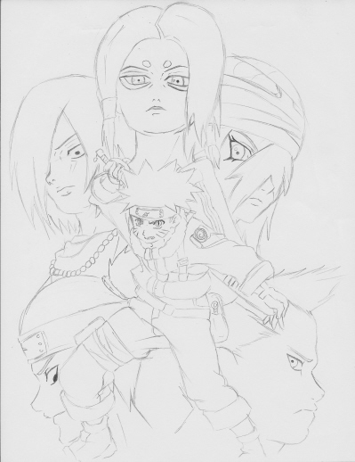 Naruto ( Lineart )