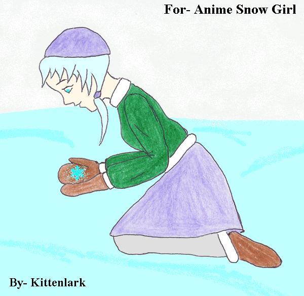 For Anime Snow Girl