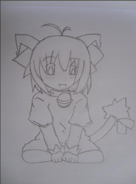 Uncolord.. Little Cat Girl