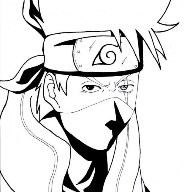 Kakashi Lineart