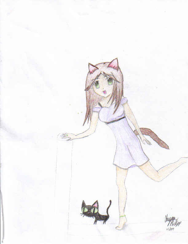 Neko With Kitty Cat