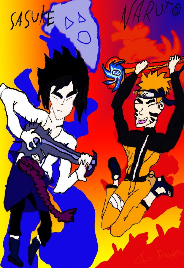 Naruto and Sasuke Rock