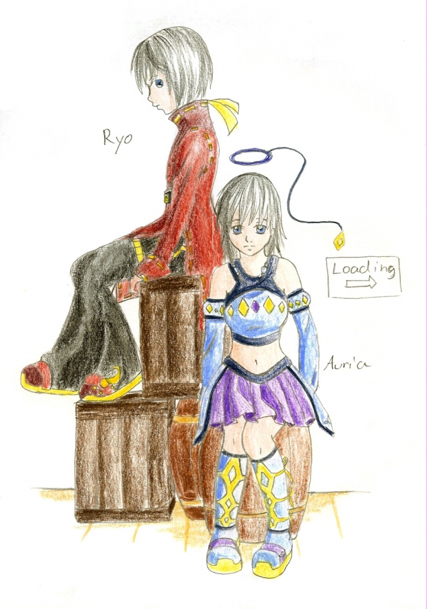 Auria and Ryo (Colored)