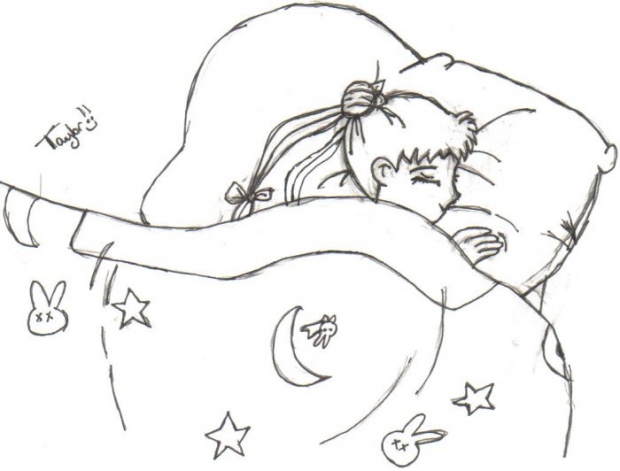 Sailor Moon Sleeping