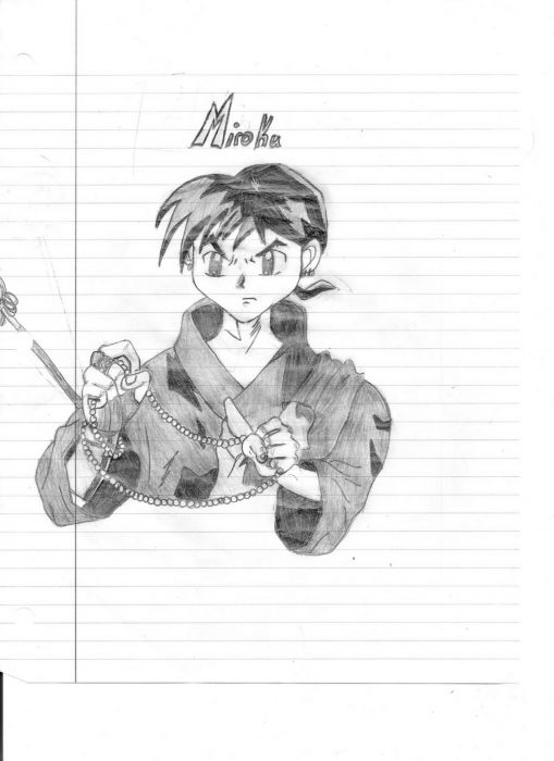 My1st Drawing Ofmiroku(black&white)