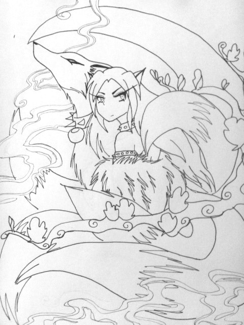 Teri The Firefox Cover Lineart