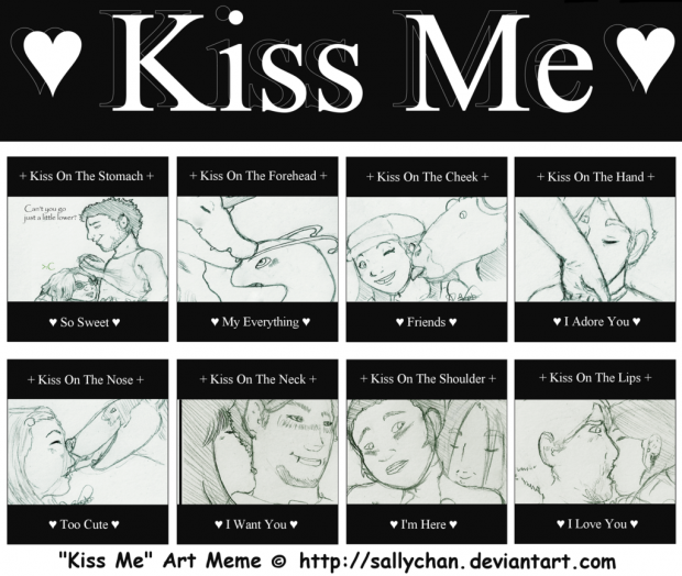 Kiss me meme