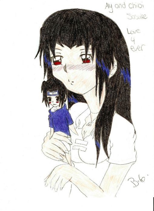 Aly & Chibi & Sasuke