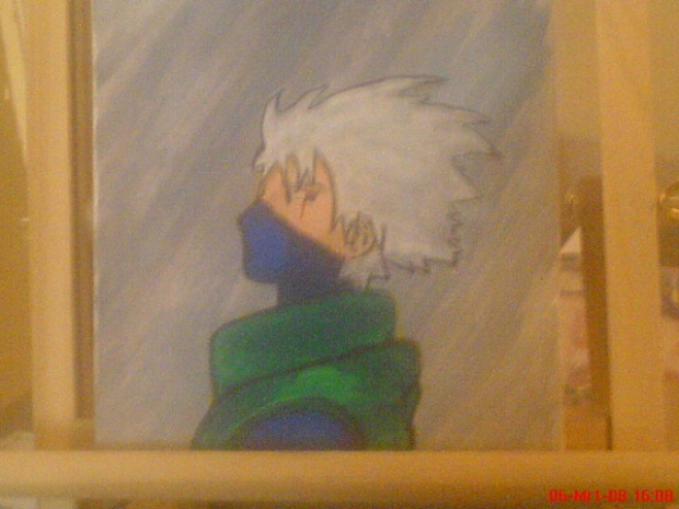 kakashi painting canvas