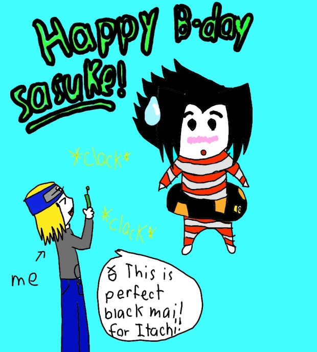 Happy B-Day Sasuke XD