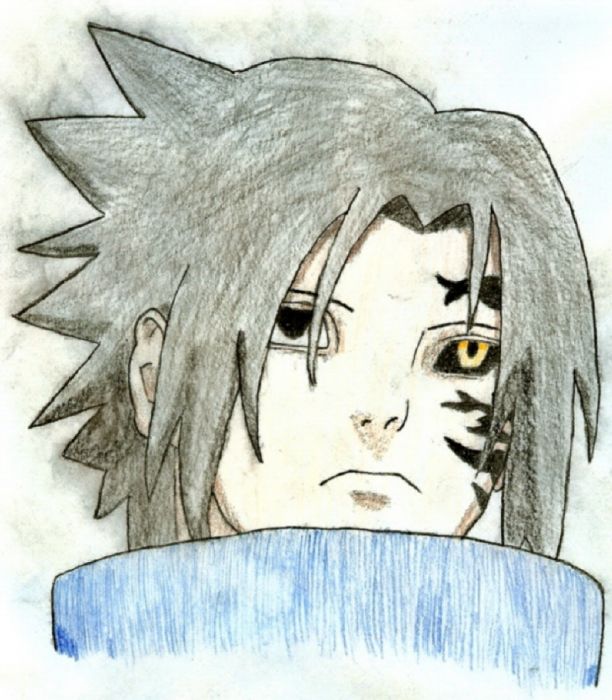 Curse Mark Sasuke Colored