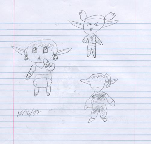 Chibi Kish, Pia, And Tart