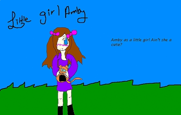 Amby as a little girl