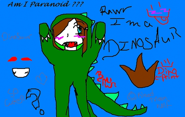 Rawr I'm a dinosaur!