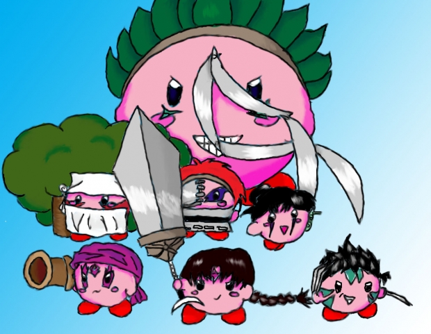 Shichinintai Kirbys-- Now In Color!!