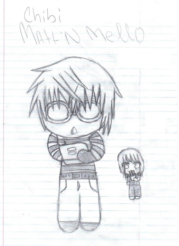 Chibi Matt and Mello