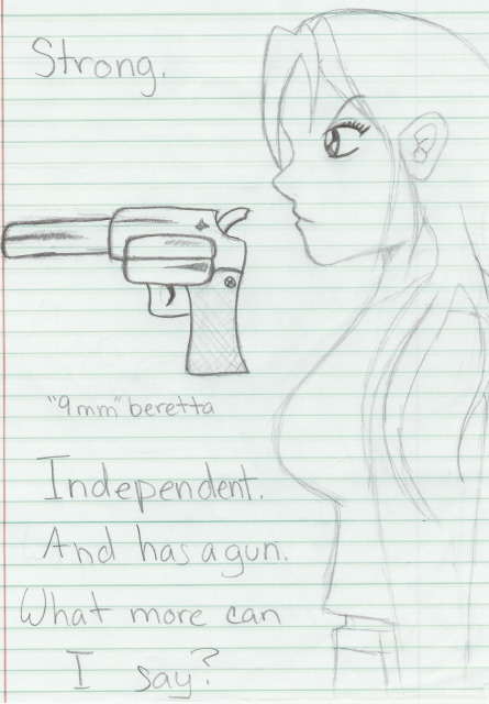 Girl W/ Gun