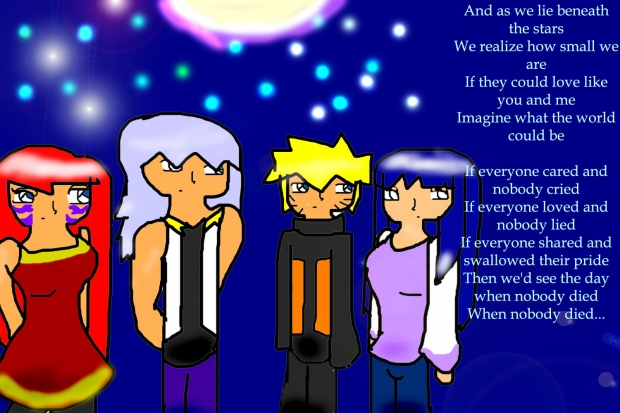 Riku,Aranane,Naruto, and Hinata-If Everyone Cared