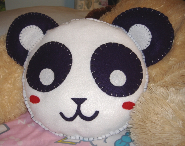 Stuffed Panda Pillow