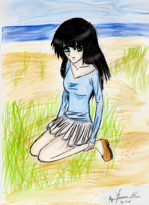 A day at the beach n.n dedicated to narutoluver1 =3