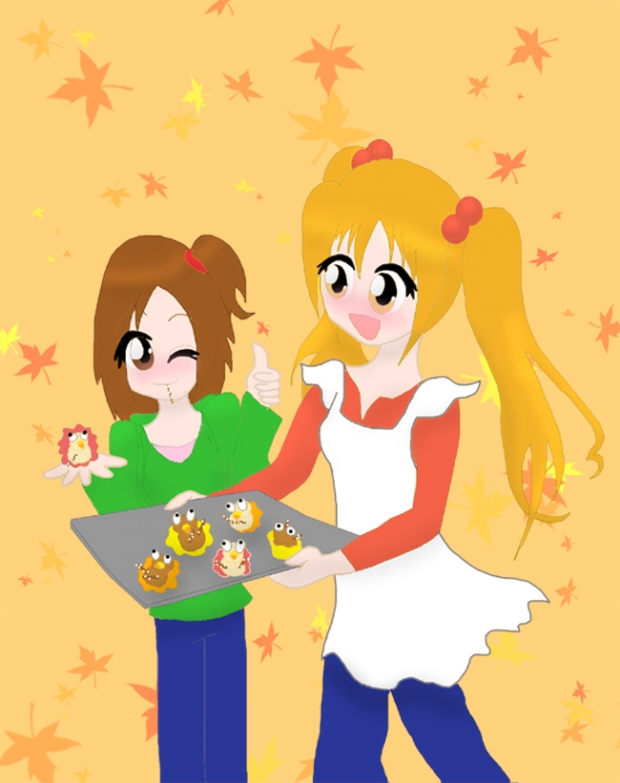 Happy Thanksgiving! :From Den-chan and Najika-chan