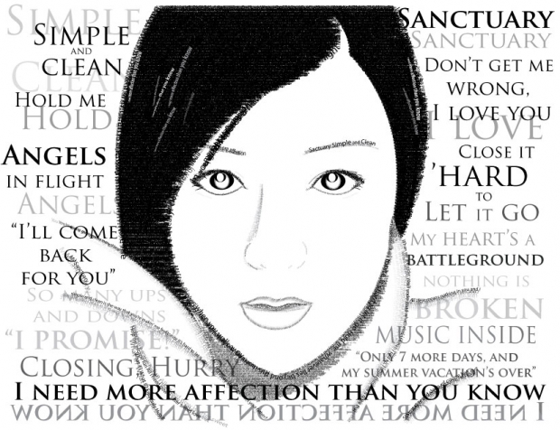 Utada Hikaru: Typography