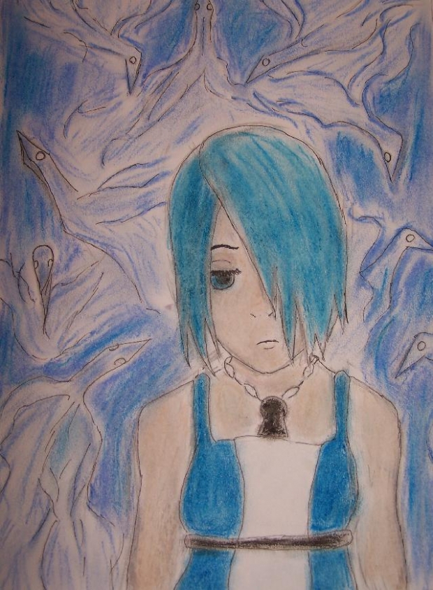 The Blue Girl and the Ghost of Birds