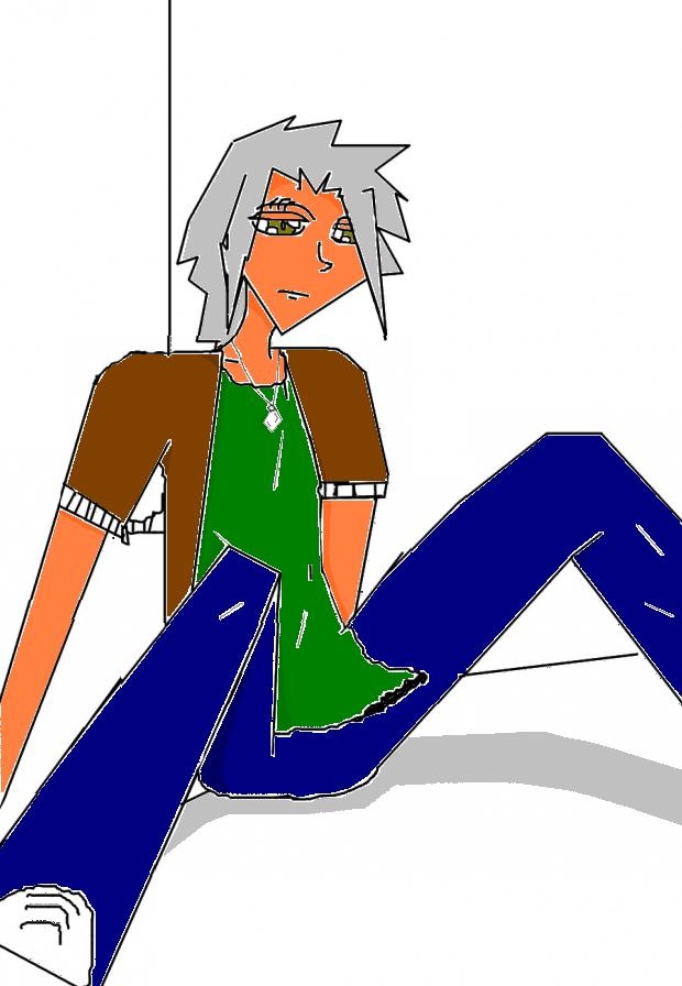 Heartkruez's Sitting.............. Pic Colored