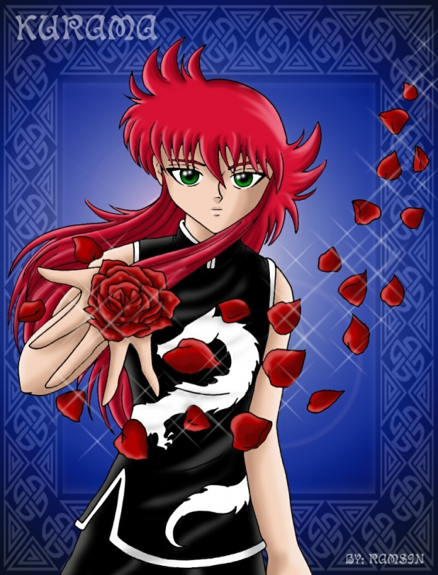 kurama dragon roses