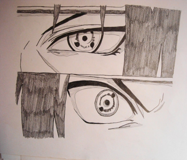 Saske - Itachi, eye to eye